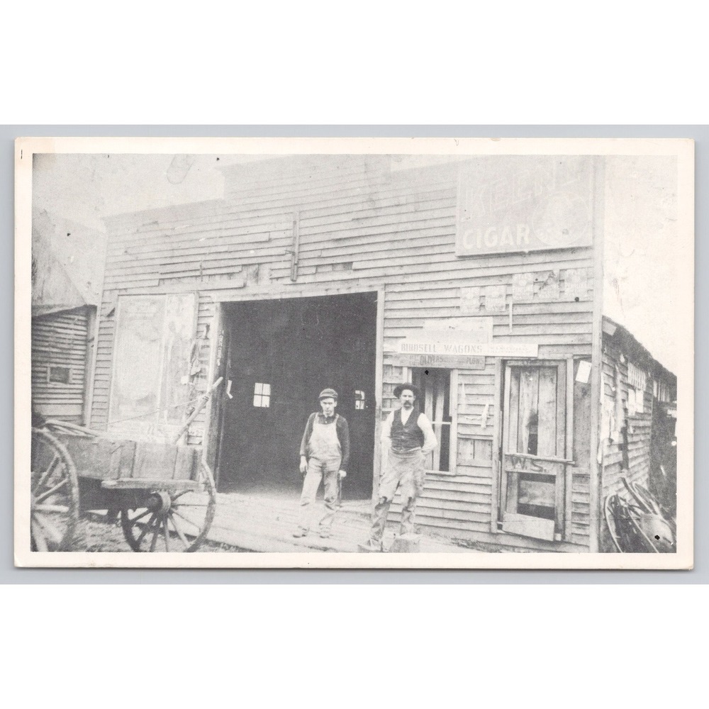 Francis Fat Anson Blacksmith Shop‎ Willow Springs Missouri Postcard